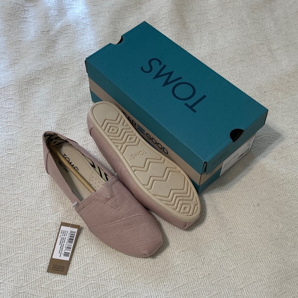 Toms Ballet Pink Flats Classic Slip-On Loafers